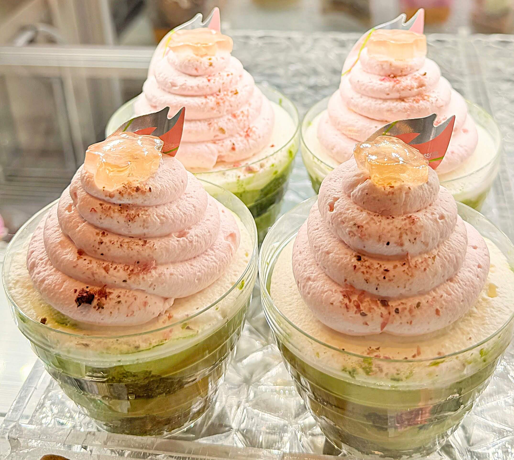 桜と抹茶のティラミス